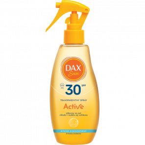 Dax Sun Active, transparentny spray, SPF 30, 200 ml - zdjęcie produktu