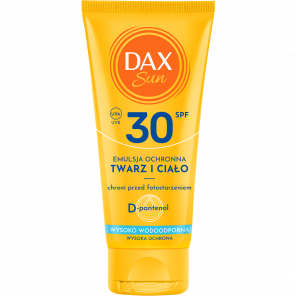 Dax Sun, emulsja ochronna, twarz i ciało, SPF 30, 50 ml - zdjęcie produktu