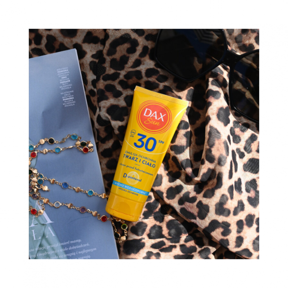 Dax Sun, emulsja ochronna, twarz i ciało, SPF 30, 50 ml - zdjęcie produktu
