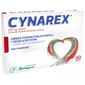Cynarex 250 mg, tabletki, 60 szt. - zdjęcie produktu
