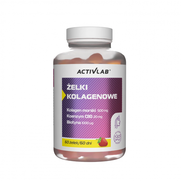 ActivLab Pharma żelki Kolagenowe, smak truskawkowy, 60 szt. ActivLab Pharma żelki Kolagenowe, smak truskawkowy, 60 szt. - zdjęcie produktu