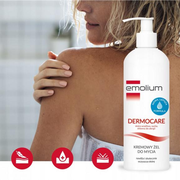 Emolium Dermocare, kremowy żel do mycia (400 ml) Emolium Dermocare, kremowy żel do mycia (400 ml) - zdjęcie produktu
