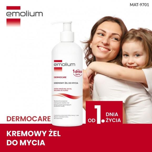 Emolium Dermocare, kremowy żel do mycia (400 ml) Emolium Dermocare, kremowy żel do mycia (400 ml) - zdjęcie produktu