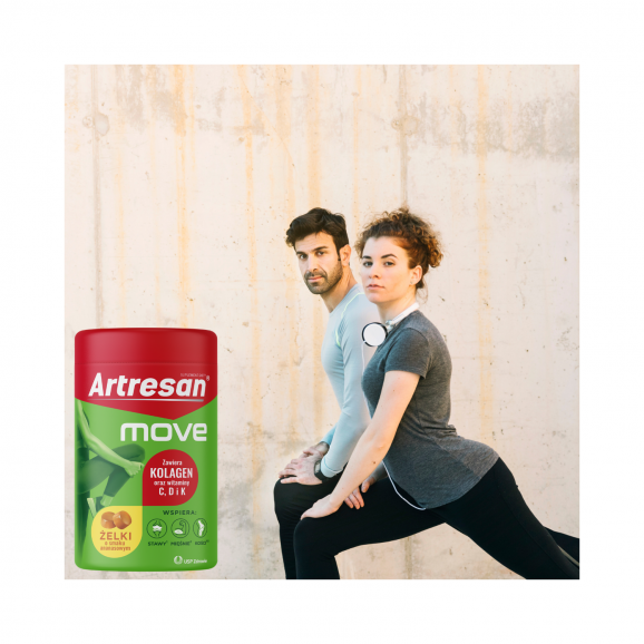 Artresan Move, smak ananasowy, żelki, 150 g - zdjęcie produktu