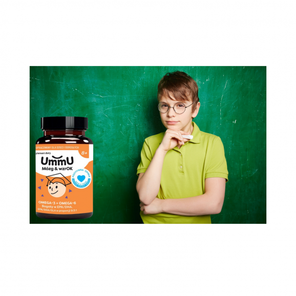 UmmU Mózg & WzrOK, kapsułki, 240 szt. - zdjęcie produktu