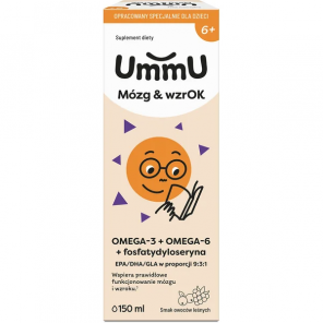 UmmU Mózg & WzrOK 6+, płyn, 150 ml - zdjęcie produktu