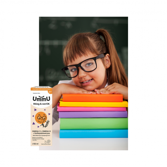 UmmU Mózg & WzrOK 6+, płyn, 150 ml - zdjęcie produktu