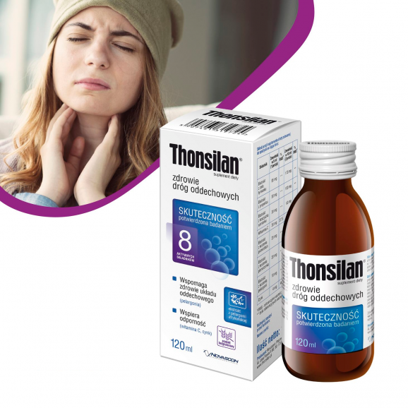 Thonsilan Forte, syrop, 120 ml - zdjęcie produktu