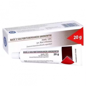 [21.10.2025] Maść ichtiolowa, (Maść z sulfobituminianem amonowym), 20 g (Hasco) - zdjęcie produktu