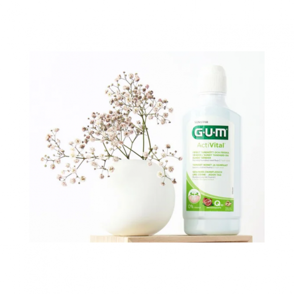 Sunstar Gum Acti Vital, płyn do płukania jamy ustnej, 500 ml - zdjęcie produktu