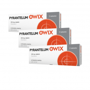 Pyrantelum Owix 250 mg, tabletki, 3 x 3 szt. - zdjęcie produktu