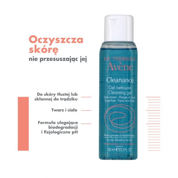 Avene Cleanance ComedoMed, koncentrat przeciw niedoskonałościom, skóra skłonna do trądziku, 30 ml + Avene Cleanance, żel o Avene Cleanance ComedoMed, koncentrat przeciw niedoskonałościom, skóra skłonna do trądziku, 30 ml + Avene Cleanance, żel o - zdjęcie produktu