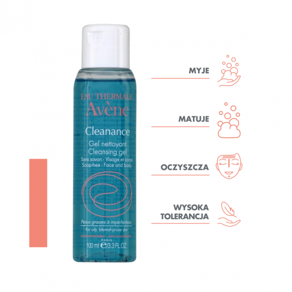 Avene Cleanance ComedoMed, koncentrat przeciw niedoskonałościom, skóra skłonna do trądziku, 30 ml + Avene Cleanance, żel o Avene Cleanance ComedoMed, koncentrat przeciw niedoskonałościom, skóra skłonna do trądziku, 30 ml + Avene Cleanance, żel o - zdjęcie produktu