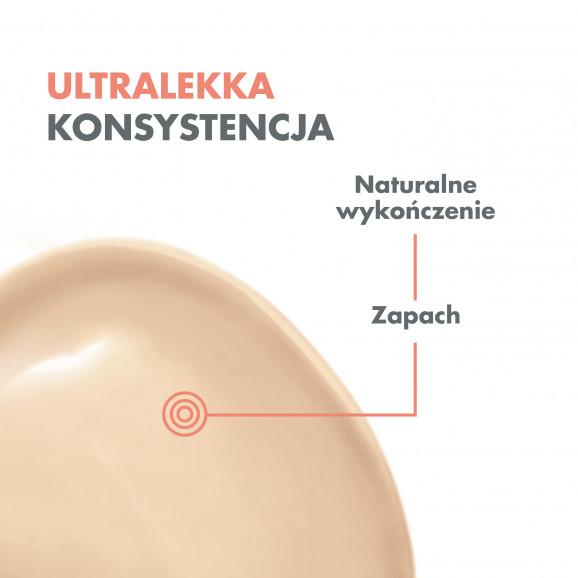 Avene Cleanance, bardzo wysoka ochrona przeciwsłoneczna SPF 50+, koloryzujący, 50 ml + Rolka do czyszczenia ubrań, 1 szt. - zdjęcie produktu