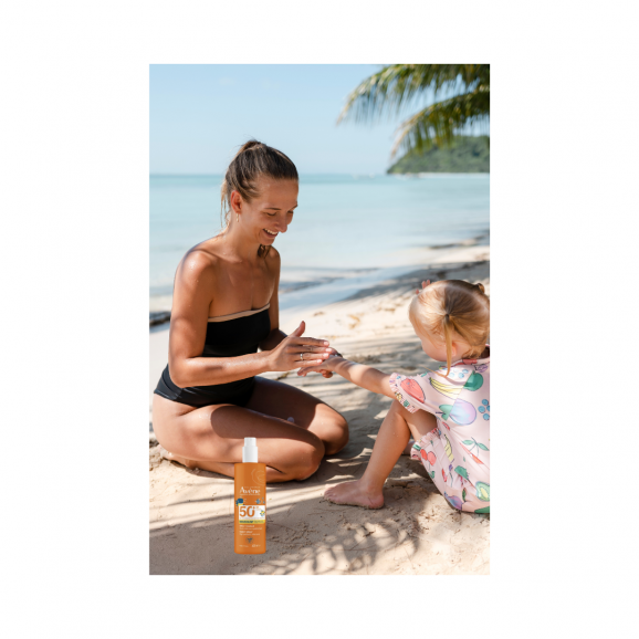 Avene Sun, bardzo wysoka ochrona przeciwsłoneczna, spray dla rodziny, SPF 50+, 400 ml + Wiaderko dmuchane, 1 szt. - zdjęcie produktu