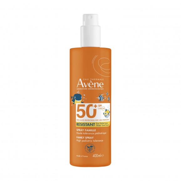 Avene Sun, bardzo wysoka ochrona przeciwsłoneczna, spray dla rodziny, SPF 50+, 400 ml + Wiaderko dmuchane, 1 szt. - zdjęcie produktu