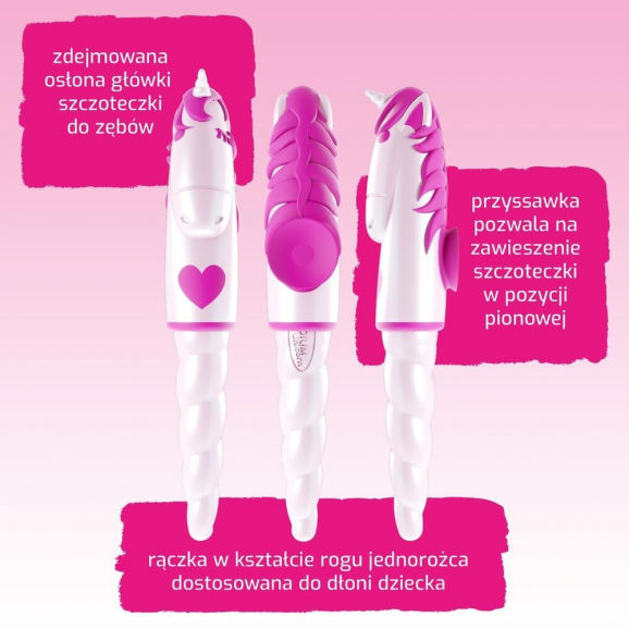 Elgydium Unicorn, szczoteczka do zębów dla dzieci, 2-6 lat, 2 szt. Elgydium Unicorn, szczoteczka do zębów dla dzieci, 2-6 lat, 2 szt. - zdjęcie produktu