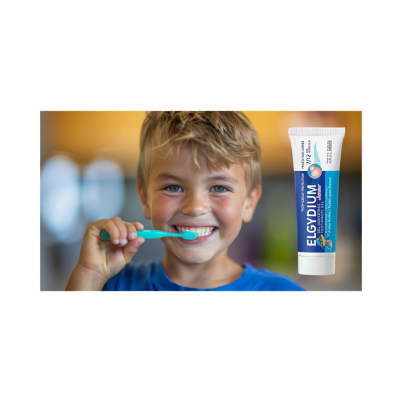 Elgydium Junior Bubble, pasta do zębów dla dzieci, 7-12 lat, 3 x 50 ml - zdjęcie produktu