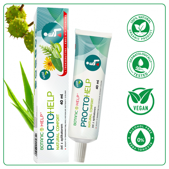 Botanic Help ProctoHelp Natural Comfort, żel z aplikatorem, 40 ml - zdjęcie produktu
