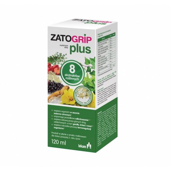 Zatogrip Plus, syrop, 120 ml - zdjęcie produktu