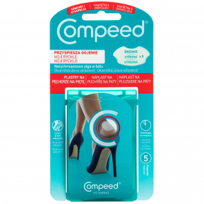 [31.10.2025] Compeed, plastry na pęcherze na piętę, Holly Fulton, 5 szt. - zdjęcie produktu