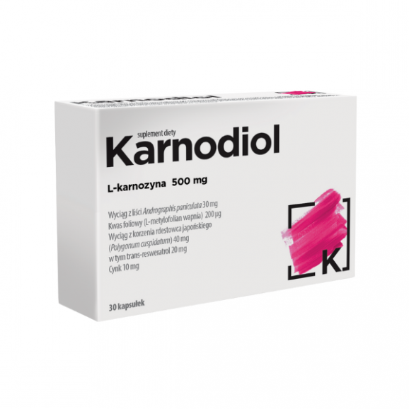 Karnodiol, kapsułki twarde, 30 szt. Karnodiol, kapsułki twarde, 30 szt. - zdjęcie produktu