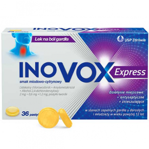 [31.10.2025] Inovox Express, smak miodowo-cytrynowy, 36 szt. - zdjęcie produktu