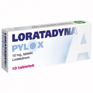 [31.10.2025] Loratadyna Pylox, 10 mg, tabletki, 10 szt. - zdjęcie produktu