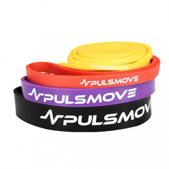 PULSMOVE Zestaw 4 taśm oporowych do ćwiczeń i fizjoterapii + GRATIS Litorsal Nawodnienie Multiwitamina, smak ananas-mango, na - zdjęcie produktu