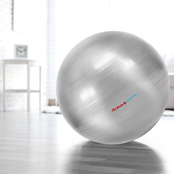 PULSMOVE Piłka rehabilitacyjna 65 cm, srebrna + GRATIS Litorsal Nawodnienie Multiwitamina, smak ananas-mango, 750 ml PULSMOVE Piłka rehabilitacyjna 65 cm, srebrna + GRATIS Litorsal Nawodnienie Multiwitamina, smak ananas-mango, 750 ml - zdjęcie produktu