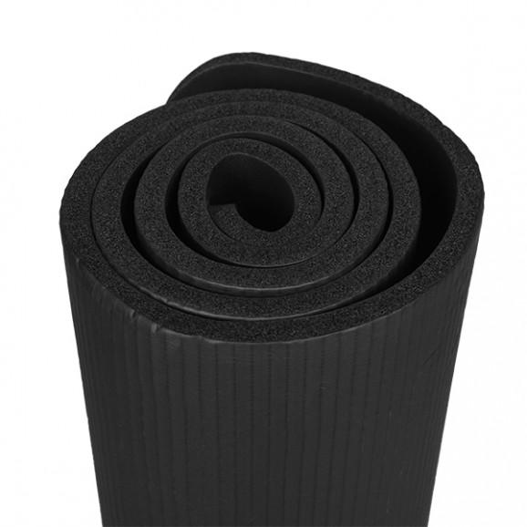 PULSMOVE Mata do ćwiczeń 15 mm, czarna + GRATIS Litorsal Nawodnienie Multiwitamina, smak ananas-mango, 750 ml - zdjęcie produktu