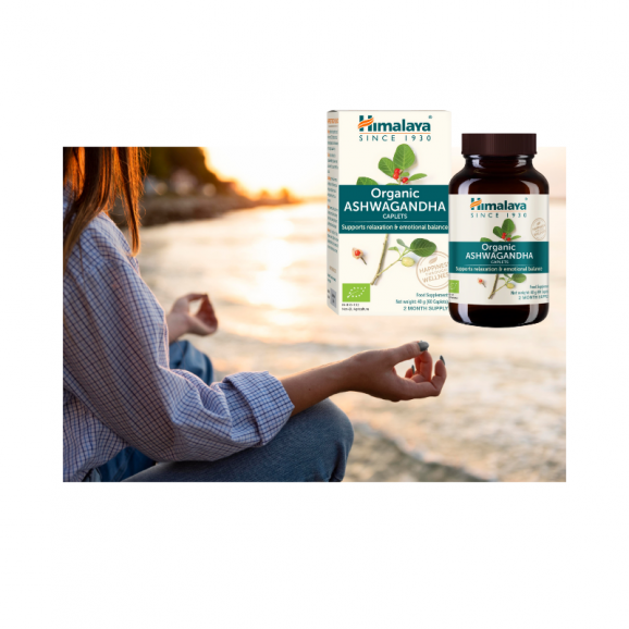 Himalaya Organic Ashwagandha, tabletki, 60 szt. - zdjęcie produktu