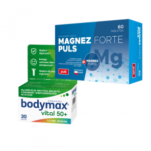 Bodymax Vital 50+, tabletki, 30 szt. + PULS Magnez Forte Puls, tabletki, 60 szt. - zdjęcie produktu