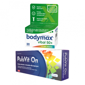 Bodymax Vital 50+, tabletki, 30 szt. + PULS PulsVit ON, kapsułki, 60 szt. - zdjęcie produktu