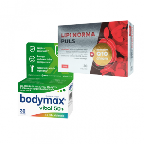 Bodymax Vital 50+, tabletki, 30 szt. + PULS Lipi Norma Puls, tabletki, 30 szt. - zdjęcie produktu