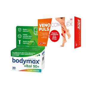 Bodymax Vital 50+, tabletki, 30 szt. + PULS VenoComplex, kapsułki, 60 szt. - zdjęcie produktu