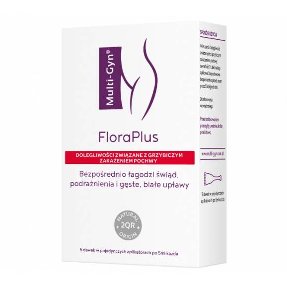 Multi-Gyn FloraPlus Żel dopochwowy 5 ml, 5 szt. Multi-Gyn FloraPlus Żel dopochwowy 5 ml, 5 szt. - zdjęcie produktu