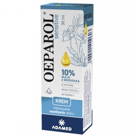 Oeparol Sensitive Krem intensywne nawilżenie skóry, 30 ml Oeparol Sensitive Krem intensywne nawilżenie skóry, 30 ml - zdjęcie produktu