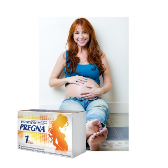 Vita-Miner Pregna 1 Aflofarm, tabletki, 60 szt. - zdjęcie produktu