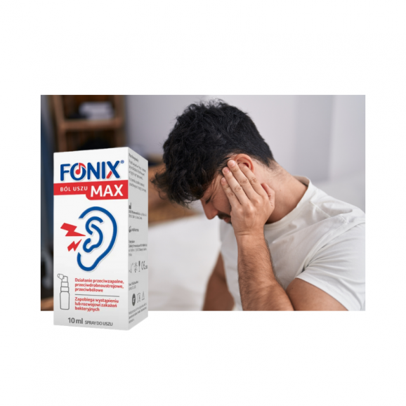 Fonix Ból Uszu Max, spray do uszu, 10 ml Fonix Ból Uszu Max, spray do uszu, 10 ml - zdjęcie produktu