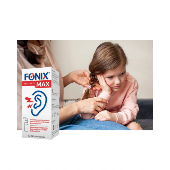 Fonix Ból Uszu Max, spray do uszu, 10 ml Fonix Ból Uszu Max, spray do uszu, 10 ml - zdjęcie produktu