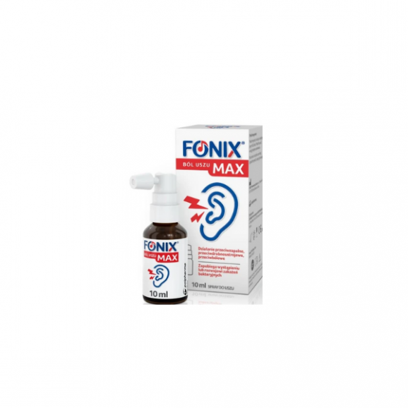 Fonix Ból Uszu Max, spray do uszu, 10 ml Fonix Ból Uszu Max, spray do uszu, 10 ml - zdjęcie produktu