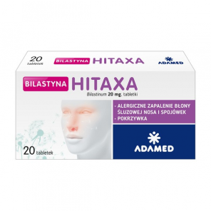 Bilastyna Hitaxa 20 mg, tabletki, 20 szt. - zdjęcie produktu