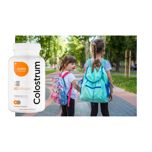 Colostrum Junior, tabletki, 80 szt. - zdjęcie produktu