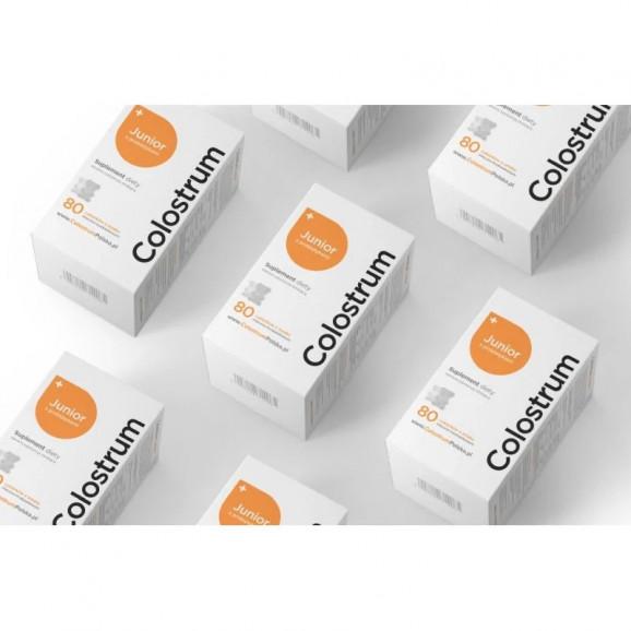 Colostrum Junior, tabletki, 80 szt. - zdjęcie produktu