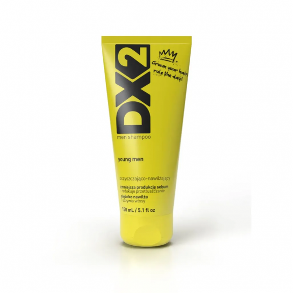 DX2 Men Shampoo Young Men Szampon oczyszczająco-nawilżający dla mężczyzn, 150 ml DX2 Men Shampoo Young Men Szampon oczyszczająco-nawilżający dla mężczyzn, 150 ml - zdjęcie produktu
