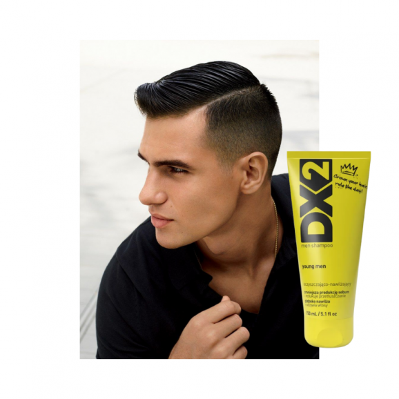 DX2 Men Shampoo Young Men Szampon oczyszczająco-nawilżający dla mężczyzn, 150 ml DX2 Men Shampoo Young Men Szampon oczyszczająco-nawilżający dla mężczyzn, 150 ml - zdjęcie produktu