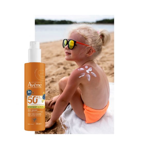 Avene Eau Thermale Spray ochronny dla dzieci, SPF 50+, 200 ml + GRATIS Wachlarz - zdjęcie produktu