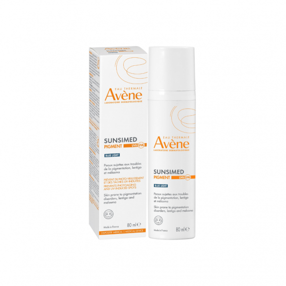 Zestaw Avene Eau Thermale Sunsimed Pigment 80 ml + Apres Soleil After Sun, 50 ml - zdjęcie produktu