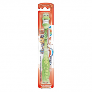 Aquafresh Little Teeth Psi Patrol Szczoteczka do zębów dla dzieci 3-5 lat, zielona, 1 szt. - zdjęcie produktu